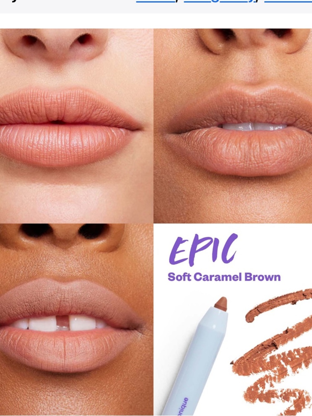 Kosas epic hotliner hyaluronic acid contouring lip liner